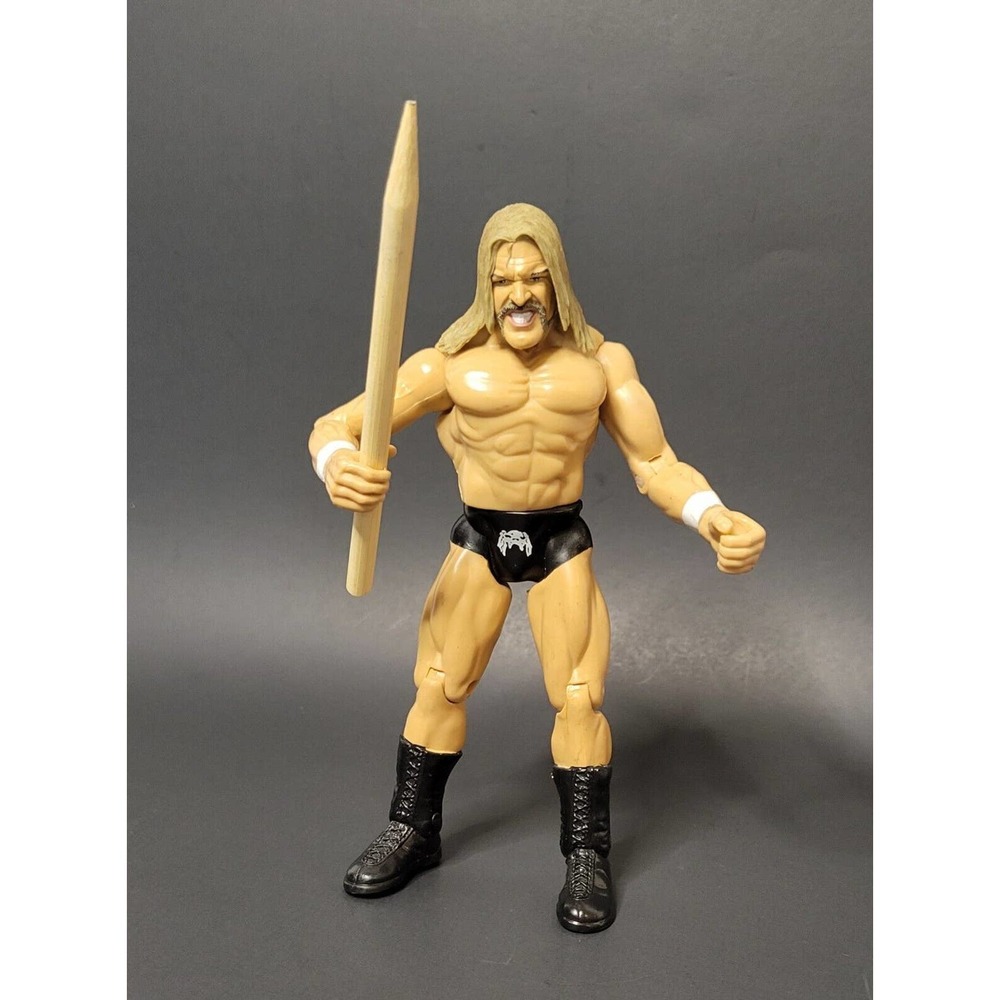Triple H Wrestling Figure Vintage WWF WWE 1999 Jakks Pacific Titan Tron Live
